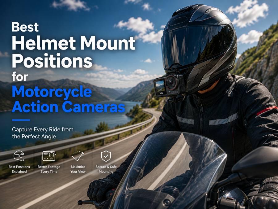 Best Helmet Mount Positions for Motorcycle Action Cameras