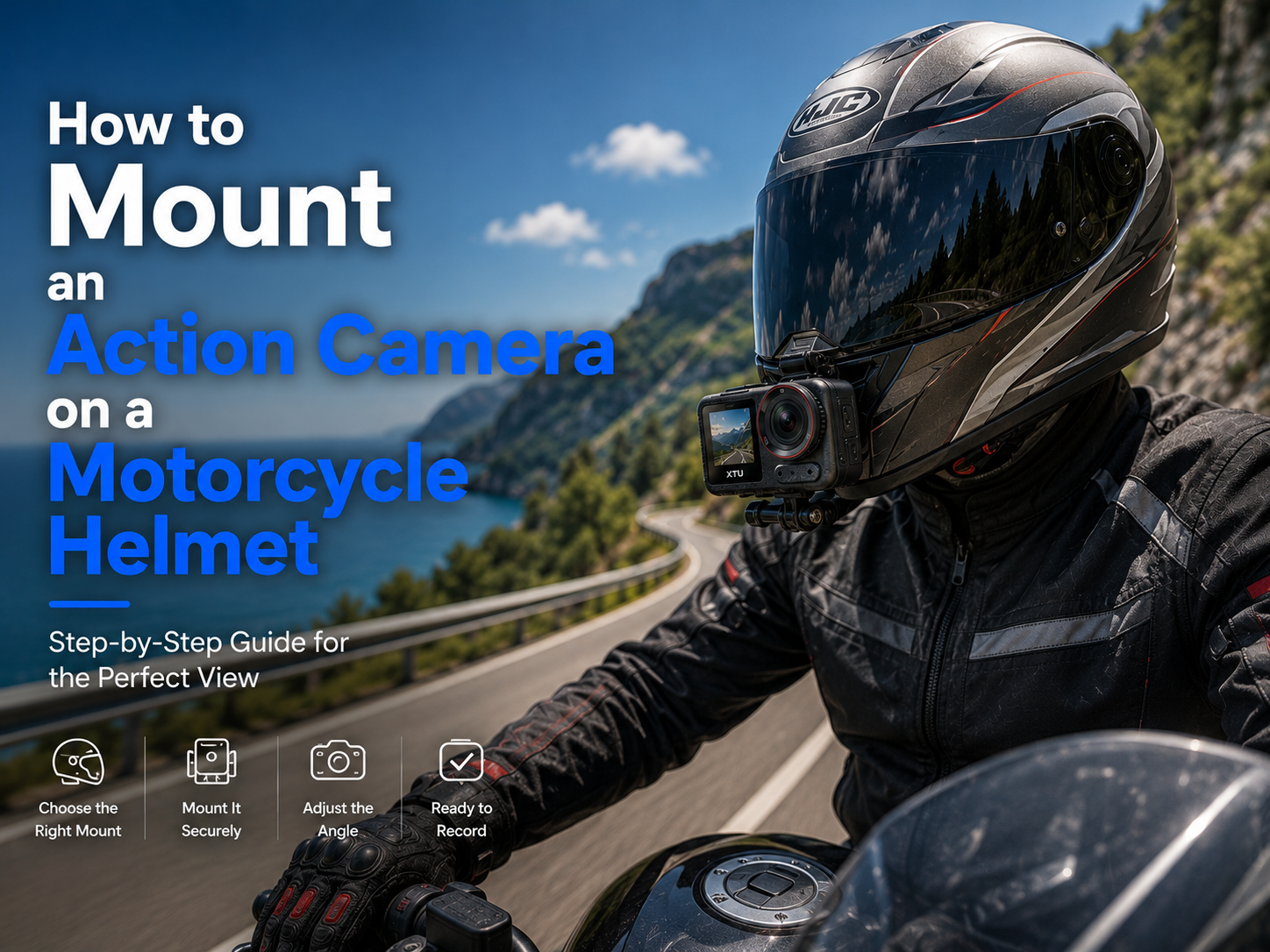 How to Mount an Action Camera on a Motorcycle Helmet (2026 Complete Guide)