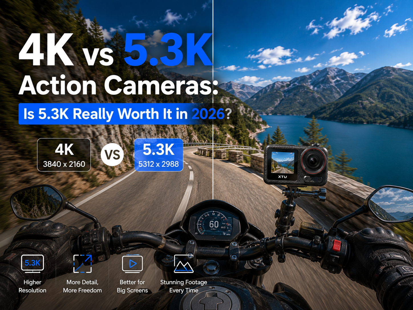4K vs 5.3K Action Cameras: Is 5.3K Really Worth It in 2026?