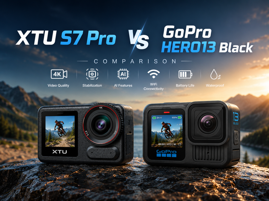 XTU S7 Pro vs GoPro HERO13 Black Comparison (2026): Specs, Video Quality & Value