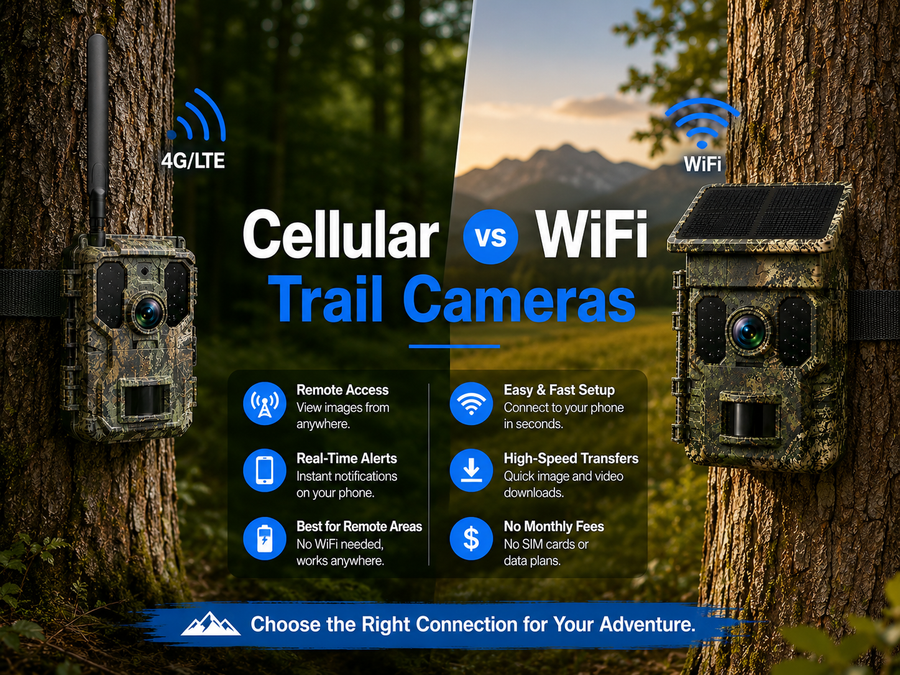Cellular vs WiFi Trail Cameras: Which One Is Right for You?