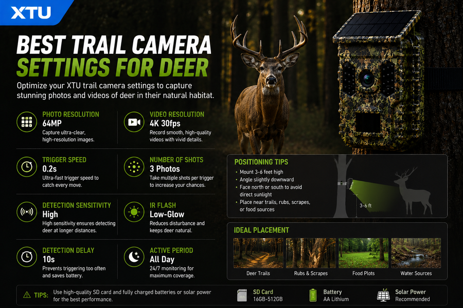 Best Trail Camera Settings for Deer: The Complete Setup Guide (2026)