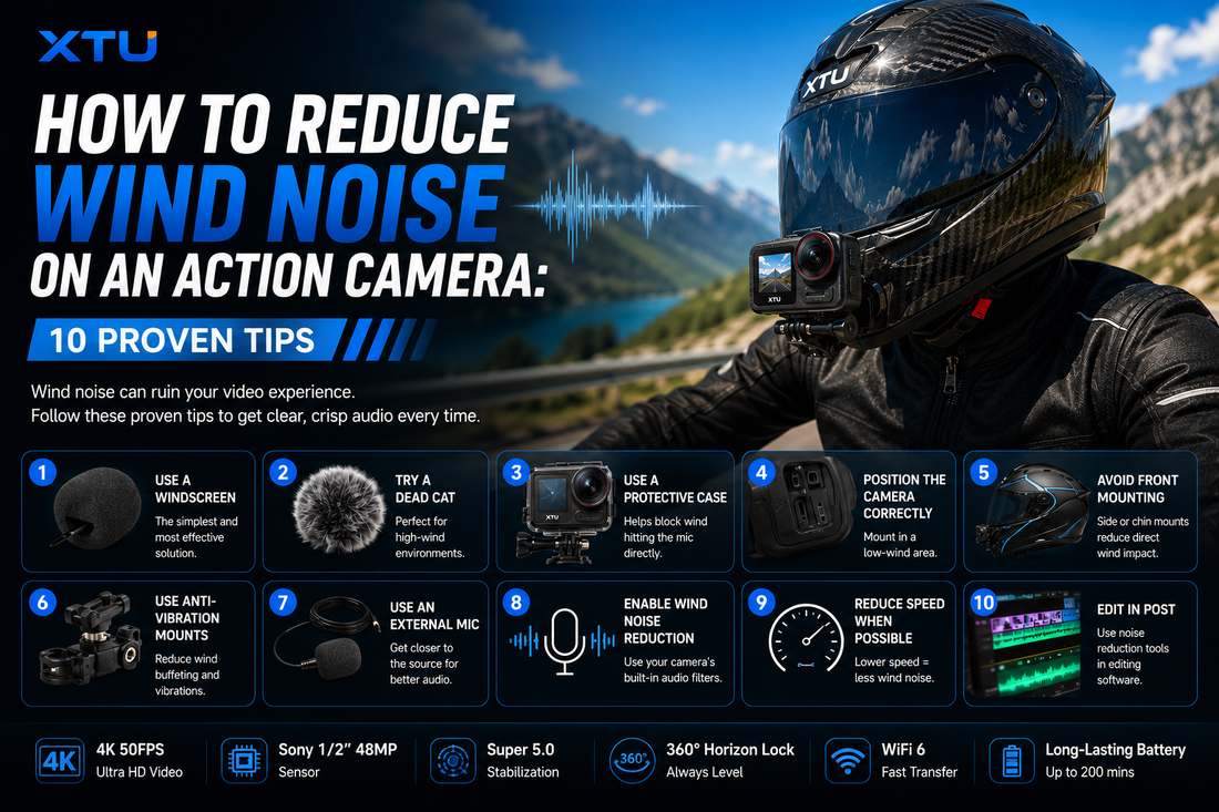 How to Reduce Wind Noise on an Action Camera: 10 Proven Tips (2026 Guide)