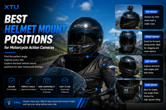 Best Helmet Mount Positions for Motorcycle Action Cameras