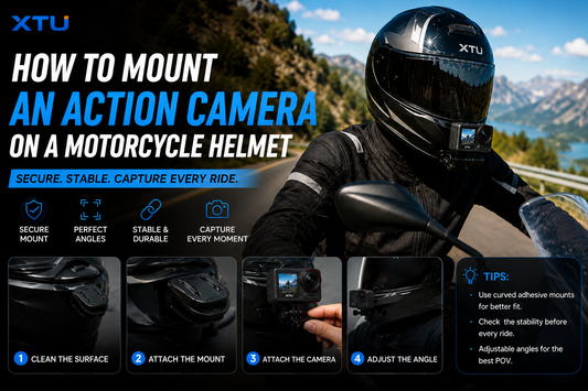 How to Mount an Action Camera on a Motorcycle Helmet (2026 Complete Guide)