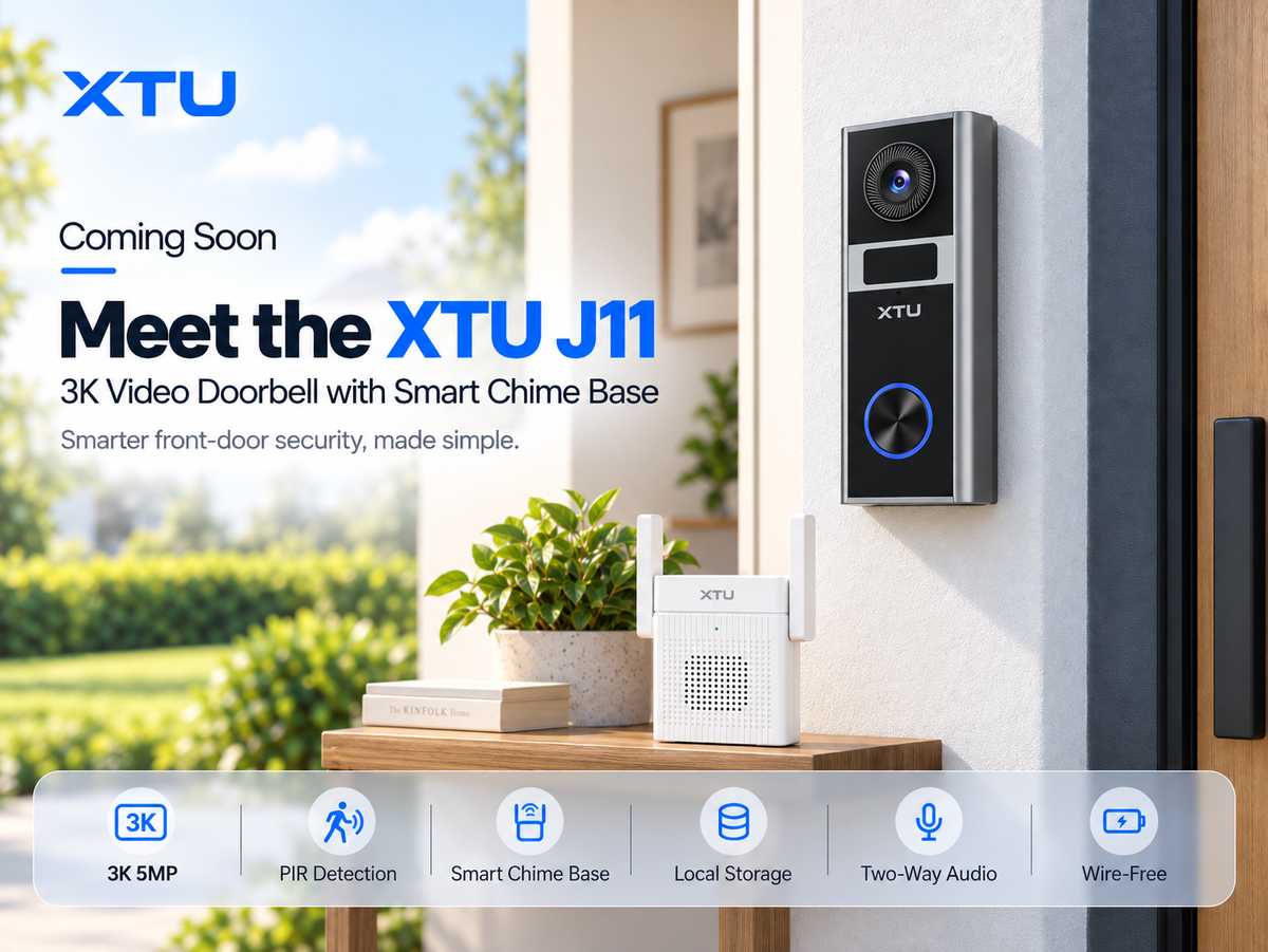 Coming Soon: Meet the XTU J11 3K Video Doorbell