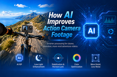 How AI Improves Action Camera Footage: A Guide to AI Action Cameras