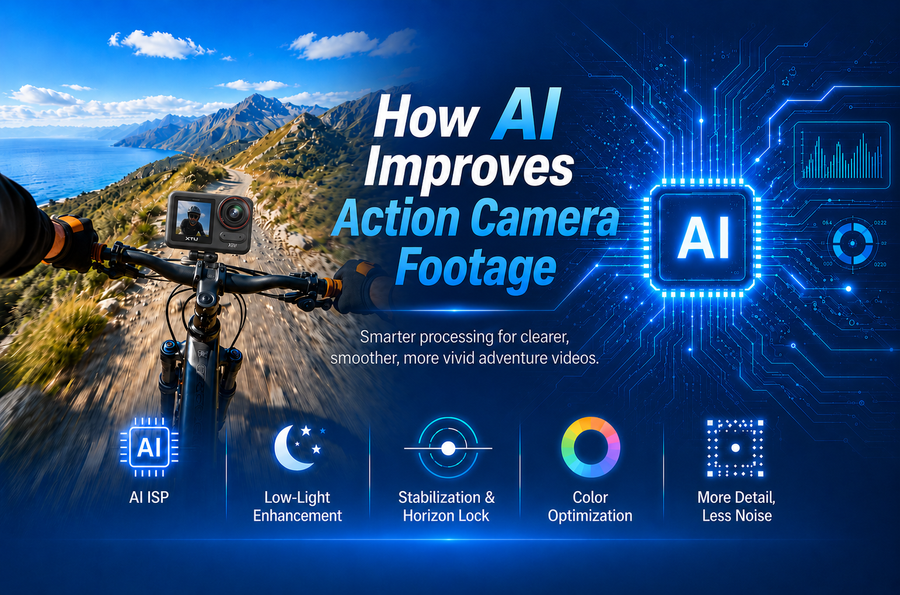 How AI Improves Action Camera Footage: A Guide to AI Action Cameras