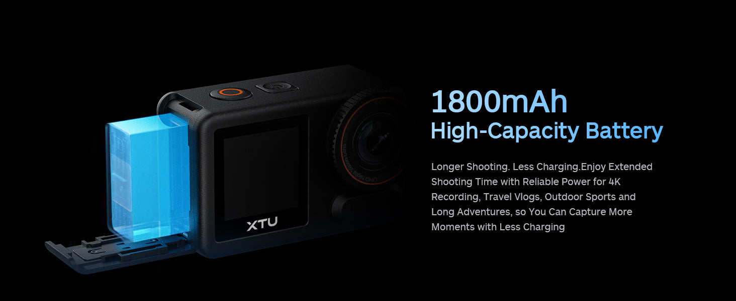 1800mAh High-Capacity Battery