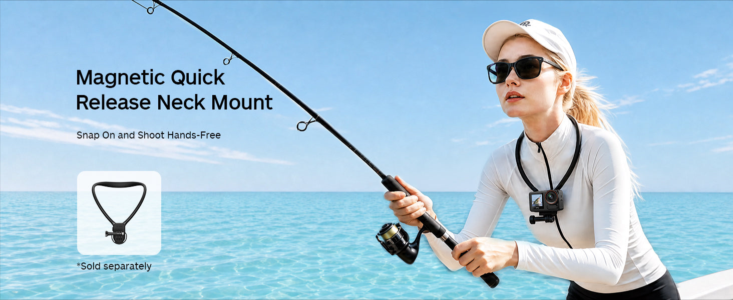 Magnetic Quick-Release Neck Mount