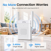 XTU J11 3K 5MP Doorbell Camera Wireless, No Monthly Fee, Smart Chime Base