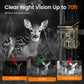 XTU Solar Trail Camera WiFi & Bluetooth, 64MP 4K Game Camera with Night Vision, 0.2s Trigger & Low-Glow IR Night Vision