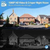 XTU J10 Wireless Video Doorbell Camera with Chime | 2K Smart Battery Doorbell, Alexa Compatible