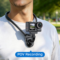 XTU Magnetic Neck Mount for Action Cameras | Quick Release Hands-Free Camera Holder