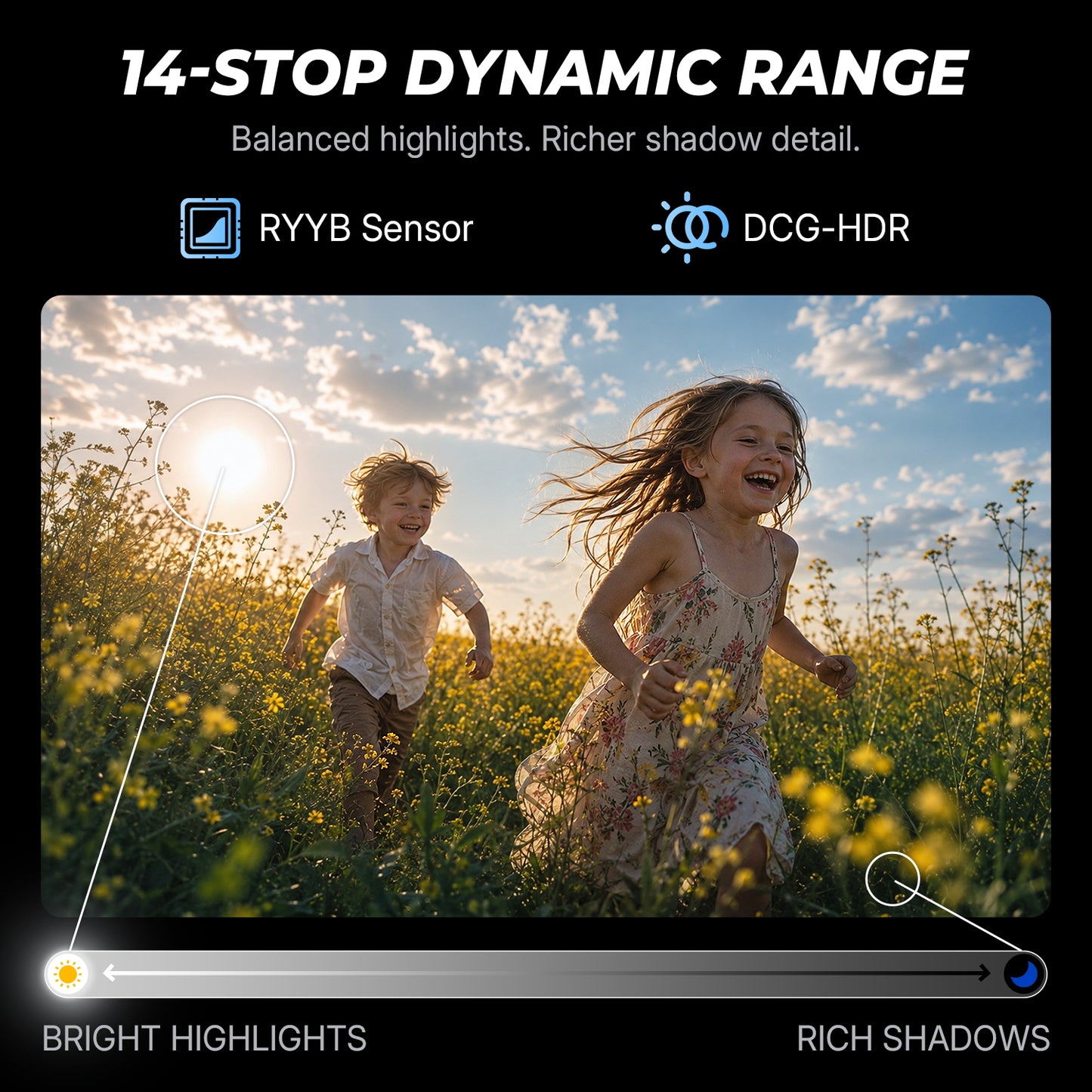 XTU S7 PRO MAX Action Camera, 1/1.28" Sensor, 50MP, 4K 50FPS HDR | AI ISP, 14-stop dynamic range, Stabilization 5.0 and night vision deliver clear, stable footage in any light.