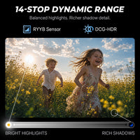 XTU S7 Pro Max 4K HDR Action Camera | 1/1.28" Sensor 50MP, AI ISP & 14-Stop Dynamic Range