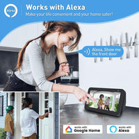 XTU J10 Wireless Video Doorbell Camera with Chime | 2K Smart Battery Doorbell, Alexa Compatible