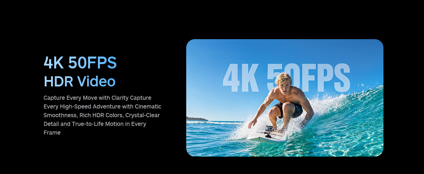 4K 50fps HDR Video