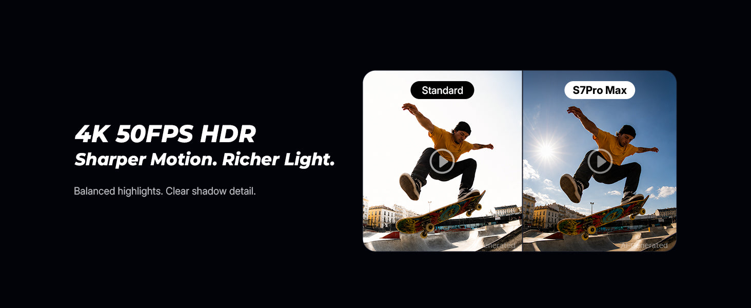 4K 50fps HDR Video