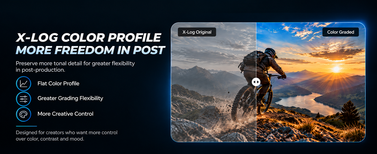 X-Log Color Grading