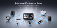 XTU S7 Pro 4K Action Camera | 50FPS, AI ISP, Super 5.0 Stabilization, Wi-Fi 6 & 360° Horizon Lock