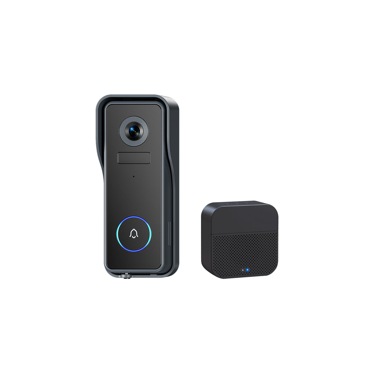 XTU J7 2K Smart Video Doorbell Camera with PIR Motion Detection, Night Vision, 2-Way Audio, SD Card & Cloud Storage