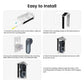 XTU Solar Charging Panel for J7/J7 Plus/J9/J9 Plus/J10/J10 Plus Video Doorbells & Security Cameras, Waterproof