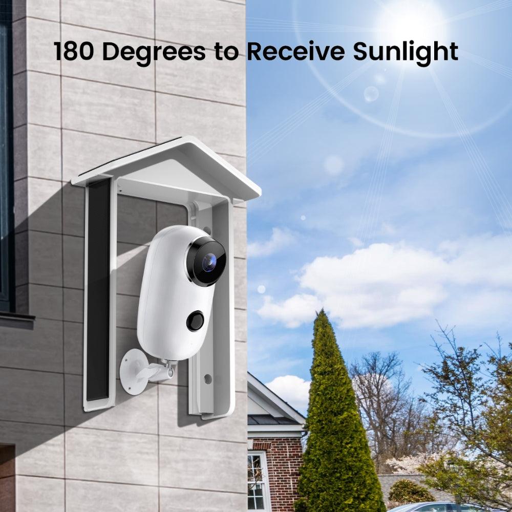 XTU Solar Charger for Wireless Video Doorbells | Weatherproof Solar Panel