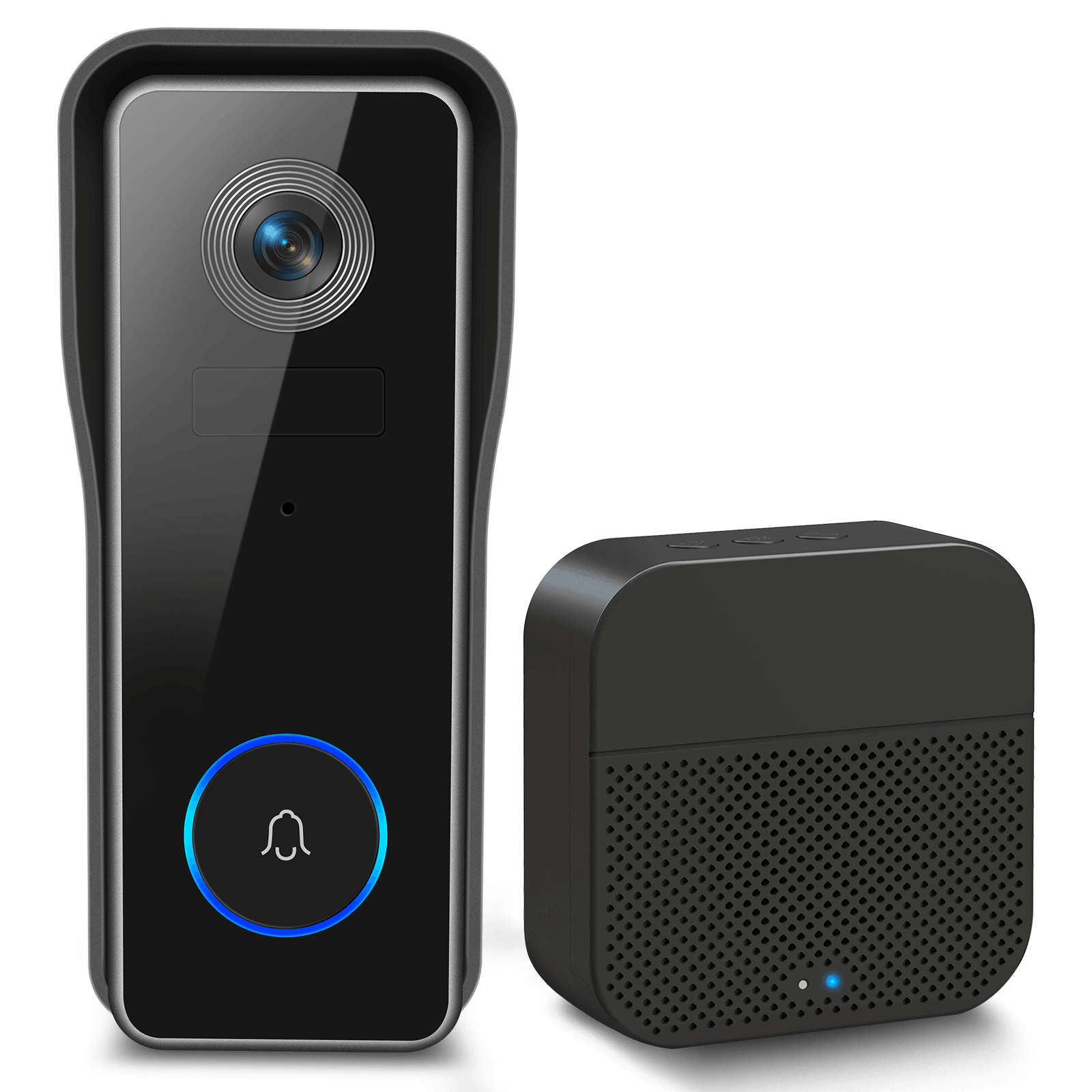 XTU J7 2K Smart Video Doorbell Camera PIR Motion Detection Night Vision 2 Way Audio SD Card & Cloud Storage